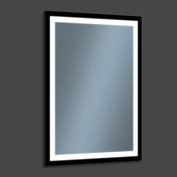 Oglinda reversibila cu iluminare Led Venti Luxled negru 60 cm x 80 cm picture - 4