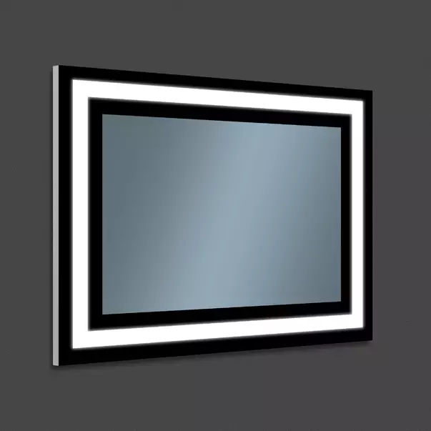 Oglinda cu iluminare Led Venti Nano negru 80 cm x 60 cm picture - 4