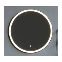 Oglinda cu iluminare si dezaburire Fluminia Black-Boy-90 90 cm picture - 1