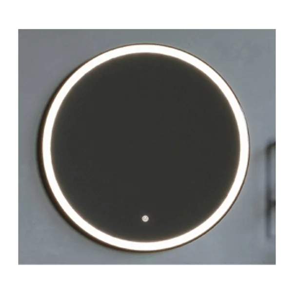 Oglinda cu iluminare si dezaburire Fluminia Black-Boy-90 90 cm