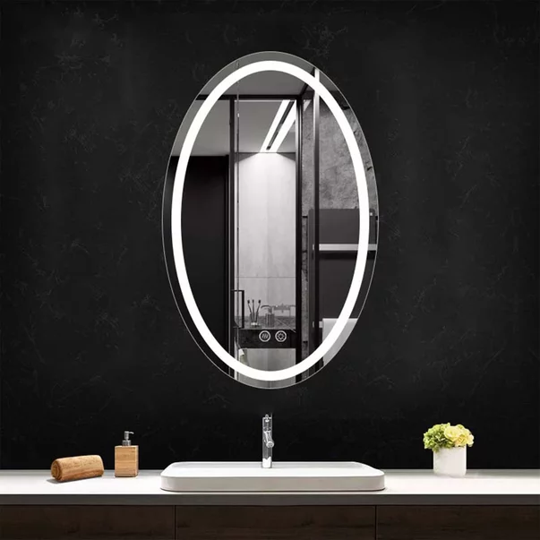 Oglinda cu iluminare si dezaburire Fluminia Picasso-EX-60 60 cm picture - 2