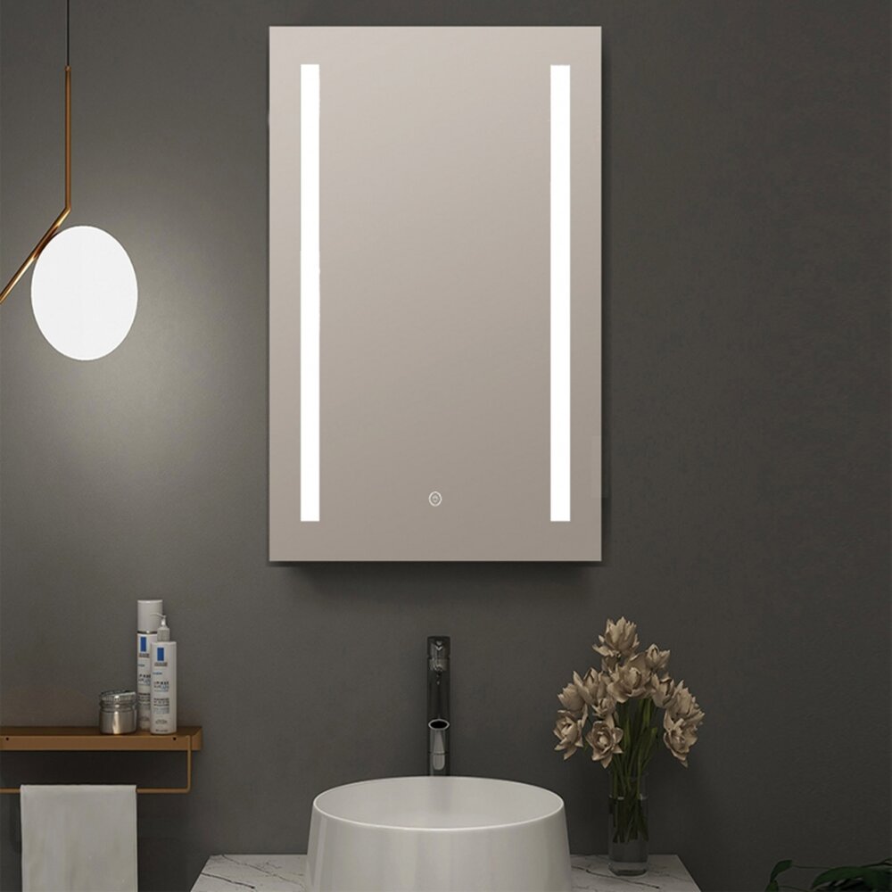 Oglinda cu iluminare si dezaburire Fluminia Public-V 50 cm Baie
