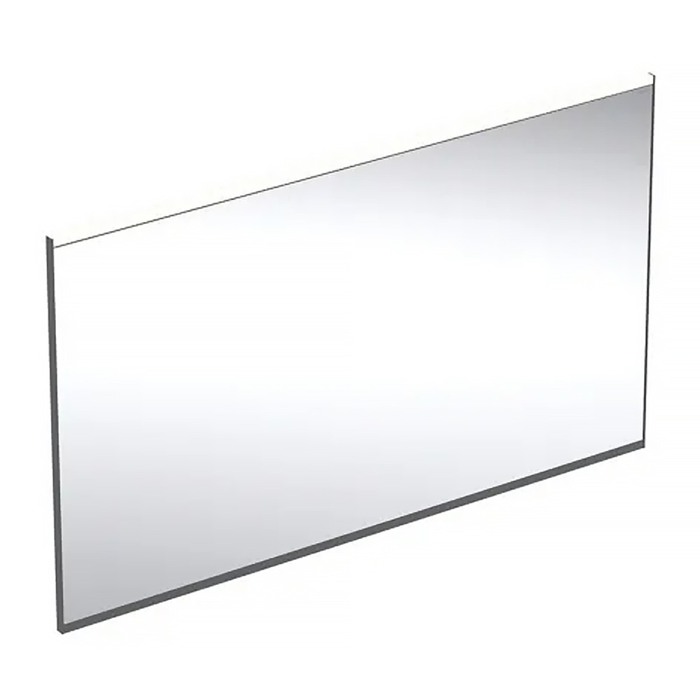 Oglinda cu iluminare si dezaburire Geberit Option Plus Square 120 cm negru – aluminiu eloxat 120