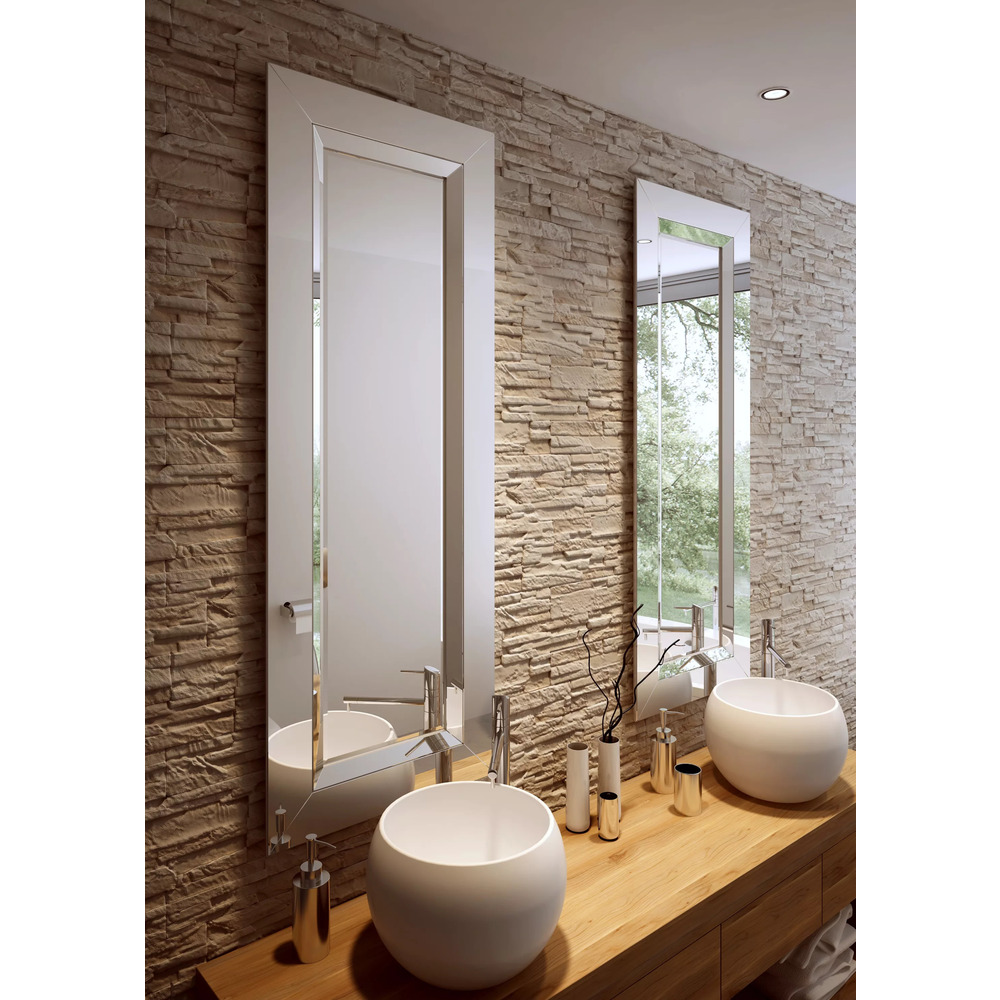 Oglinda dreptunghiulara Dubiel Vitrum Modena Silver 60×160 cm 60x160 imagine 2022