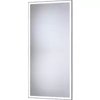 Oglinda dreptunghiulara LED Dubiel Vitrum Solid Black 50x100 cm