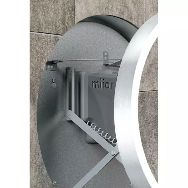 Oglinda extensibila cu iluminare LED Miior Moon rama aluminiu mat 70 cm picture - 5
