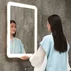 Oglinda extensibila cu iluminare LED Miior Zen alb lucios 60x80 cm picture - 4