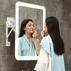 Oglinda extensibila cu iluminare LED Miior Zen alb lucios 60x80 cm picture - 3