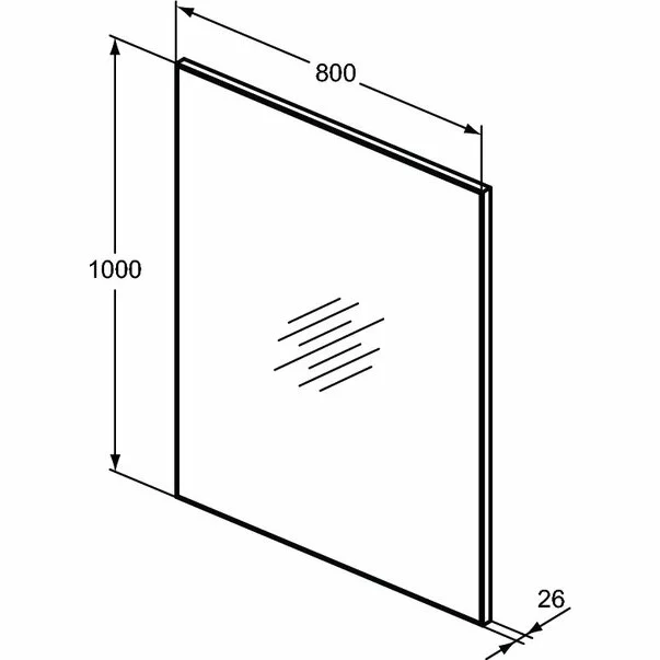 Oglinda Ideal Standard H 80x100 cm picture - 3