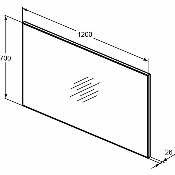 Oglinda Ideal Standard S 120x70 cm picture - 4