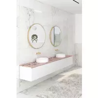 Oglinda rotunda Dubiel Vitrum Nico Kolo Gold 70 70x70 cm