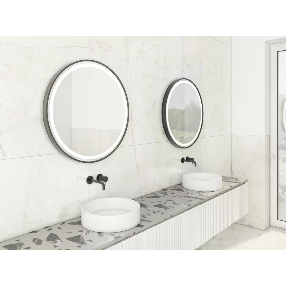 Oglinda rotunda LED Dubiel Vitrum Moon 70×70 cm 70x70 imagine 2022