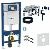 Pachet Geberit rezervor incastrat Duofix Sigma si Kit Geberit DuoFresh cu declansare automata gri antracit