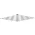 Palarie de dus Deante Floks crom 30x30 cm picture - 1