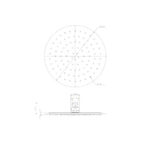 Palarie de dus rotunda Omnires Ultra Slimline 250 mm crom picture - 2