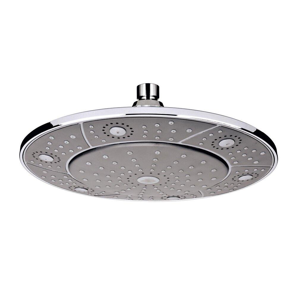Palarie de dus rotunda Invena Socho 240 mm crom - gri