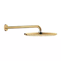 Palarie si brat de dus Grohe Rainshower Cosmopolitan 310 auriu lucios Cool Sunrise 1 functie