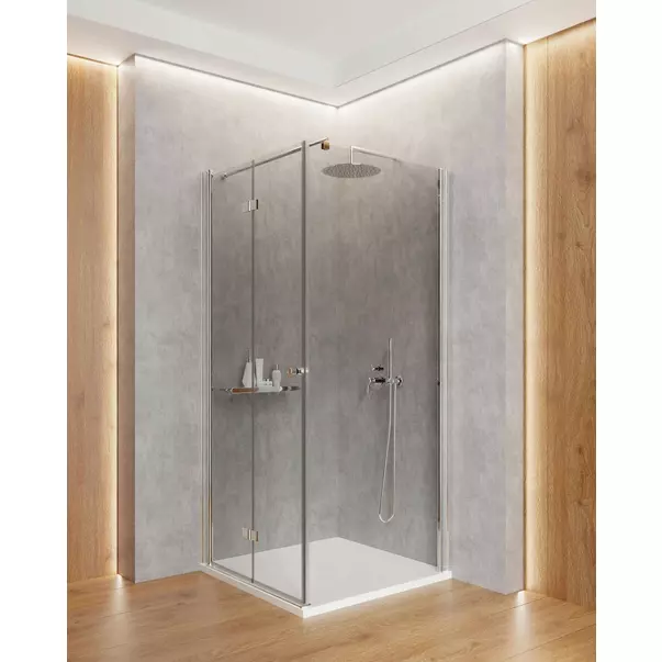 Paravan de dus Deante Kerria Plus crom 90x200 cm picture - 5