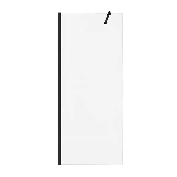Paravan de dus tip Walk-in Invena negru 110x200 cm picture - 6