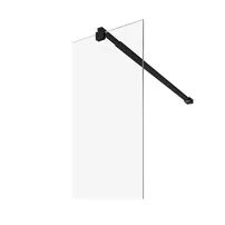 Paravan de dus tip Walk-in Invena negru 80x200 cm picture - 4