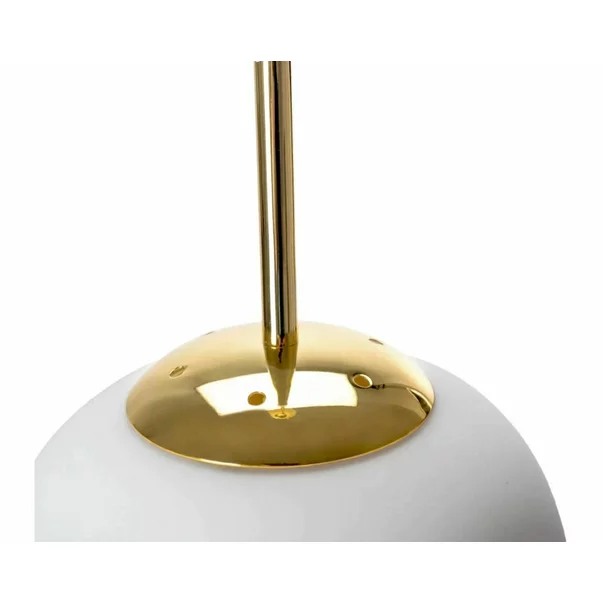 Pendul auriu cu abajur sticla alb Rea APP669-1CP picture - 2