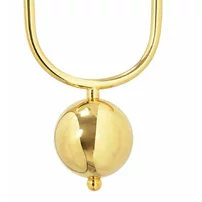 Pendul decorativ auriu cu abajur sticla alb Rea APP482-1CP picture - 1