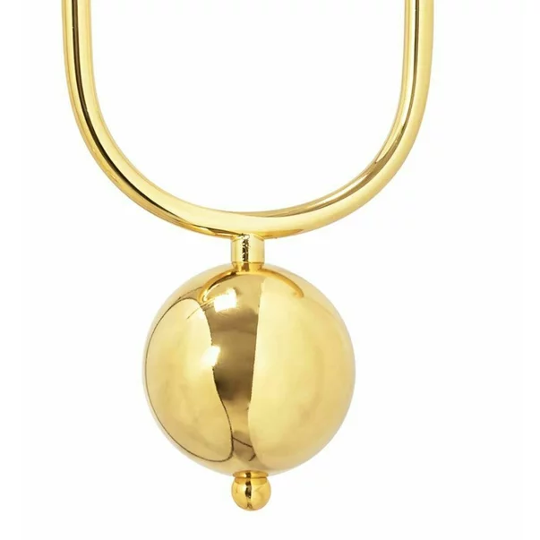 Pendul decorativ auriu cu abajur sticla alb Rea APP482-1CP picture - 1