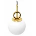 Pendul decorativ auriu cu abajur sticla alb Rea APP482-1CP picture - 6