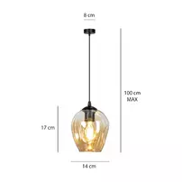 Pendul Emibig Istar 1 negru/maro picture - 5