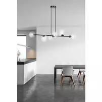 Pendul Emibig Rossi 6 negru/transparent