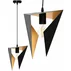 Pendul negru cu design geometric triunghiular Rea APP253-1CP picture - 1