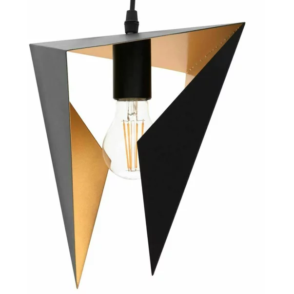 Pendul negru cu design geometric triunghiular Rea APP253-1CP picture - 2