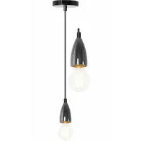 Pendul negru lucios minimalist/industrial Rea APP357-1CP