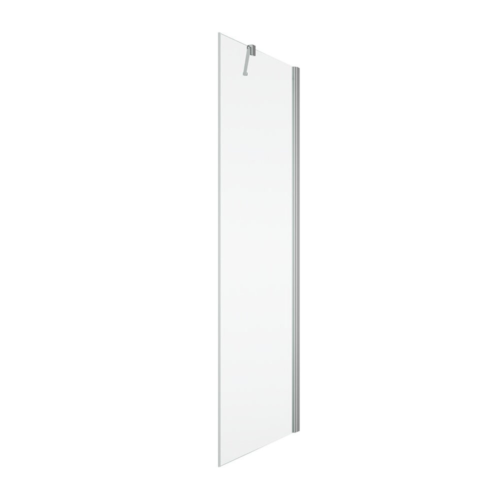 Perete lateral fix SanSwiss Solino SOLT1 100 cm sticla 6 mm crom