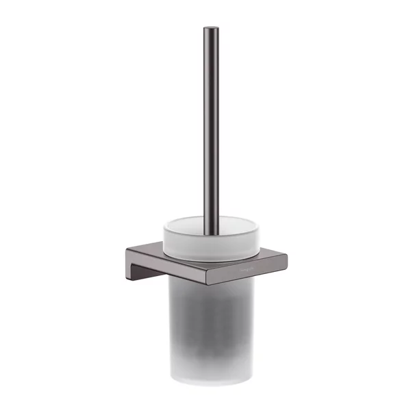 Perie WC Hansgrohe AddStoris negru - crom periat