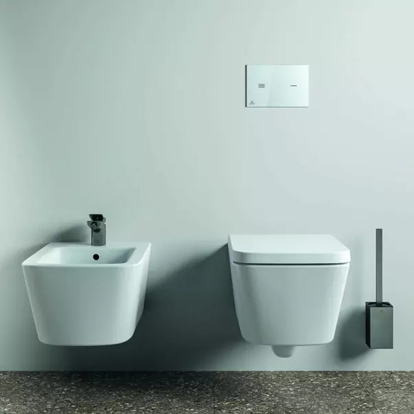 Perie WC Ideal Standard Atelier Conca design patrat gri Magnetic Grey picture - 3