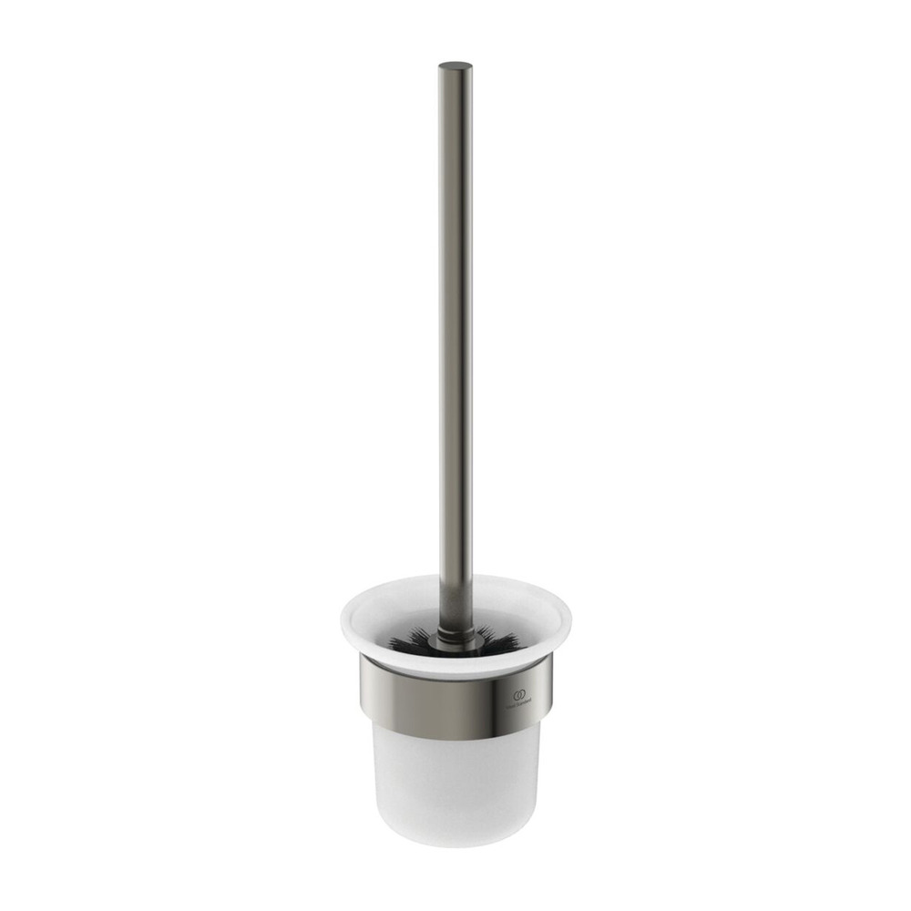 Perie WC Ideal Standard Atelier Conca design rotund argintiu Silver Storm