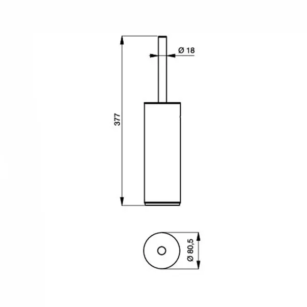 Perie WC Ideal Standard Connect crom lucios picture - 8
