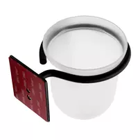 Perie WC Rea 322195A design rotund finisaj negru mat picture - 6