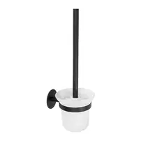 Perie WC Rea 322222A design rotund finisaj negru mat