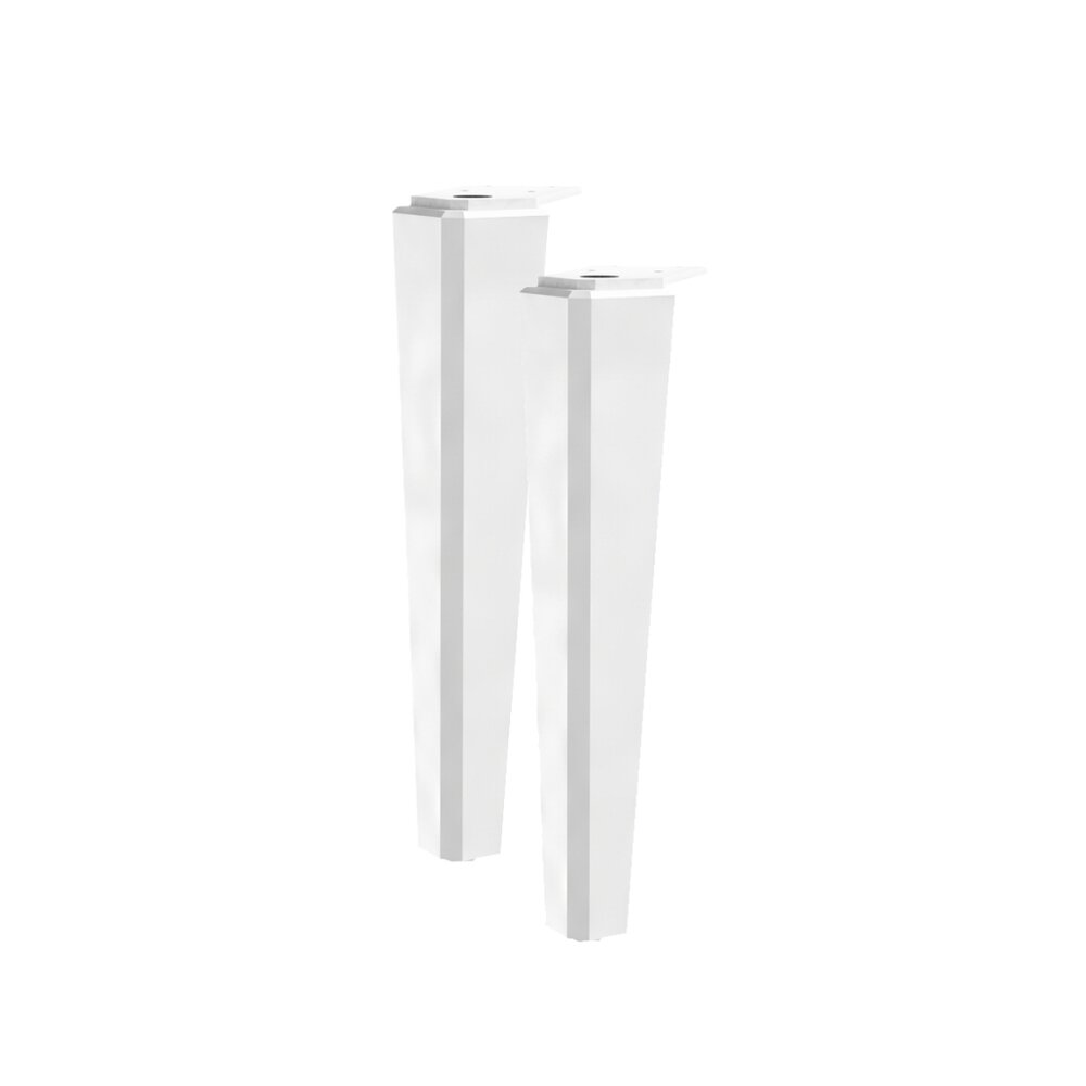 Picioare mobilier Oristo Montebianco alb mat 20 cm Alb imagine 2022