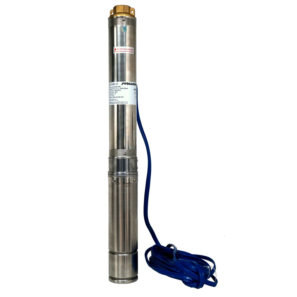 Pompa submersibila Progarden 4STM6-8 1.5 , 750W, apa curata, 100L/min, 56m, 8 etaje