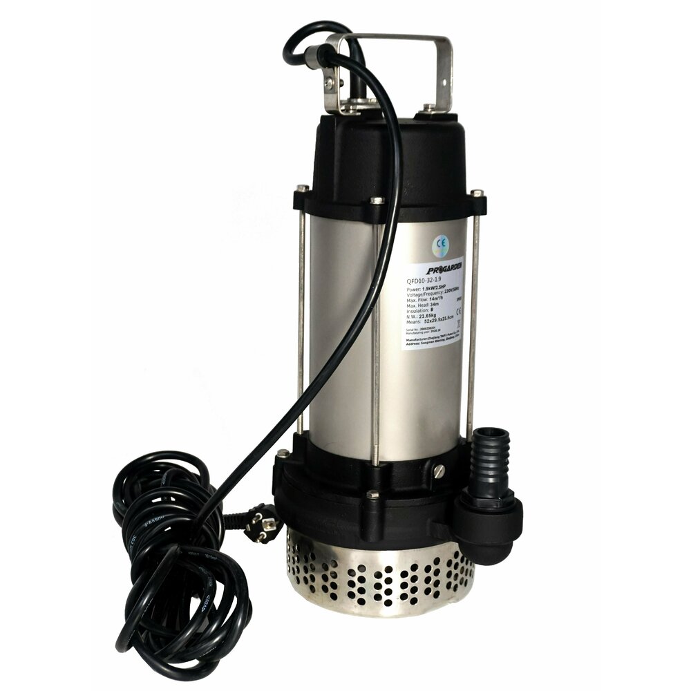 Pompa submersibila Progarden QFD10-32-1.9 1.25 , 1.9kW, apa murdara, 230L/min, 32m