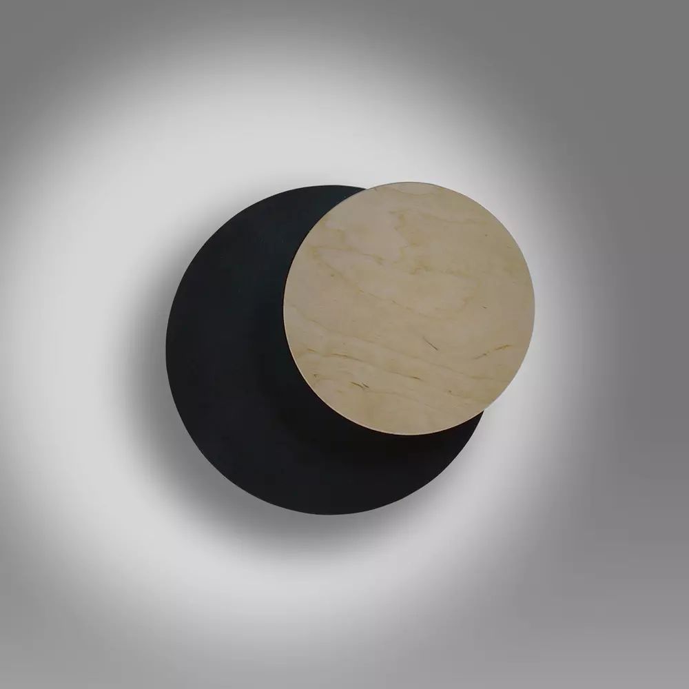 Aplica Emibig Circle 1A negru