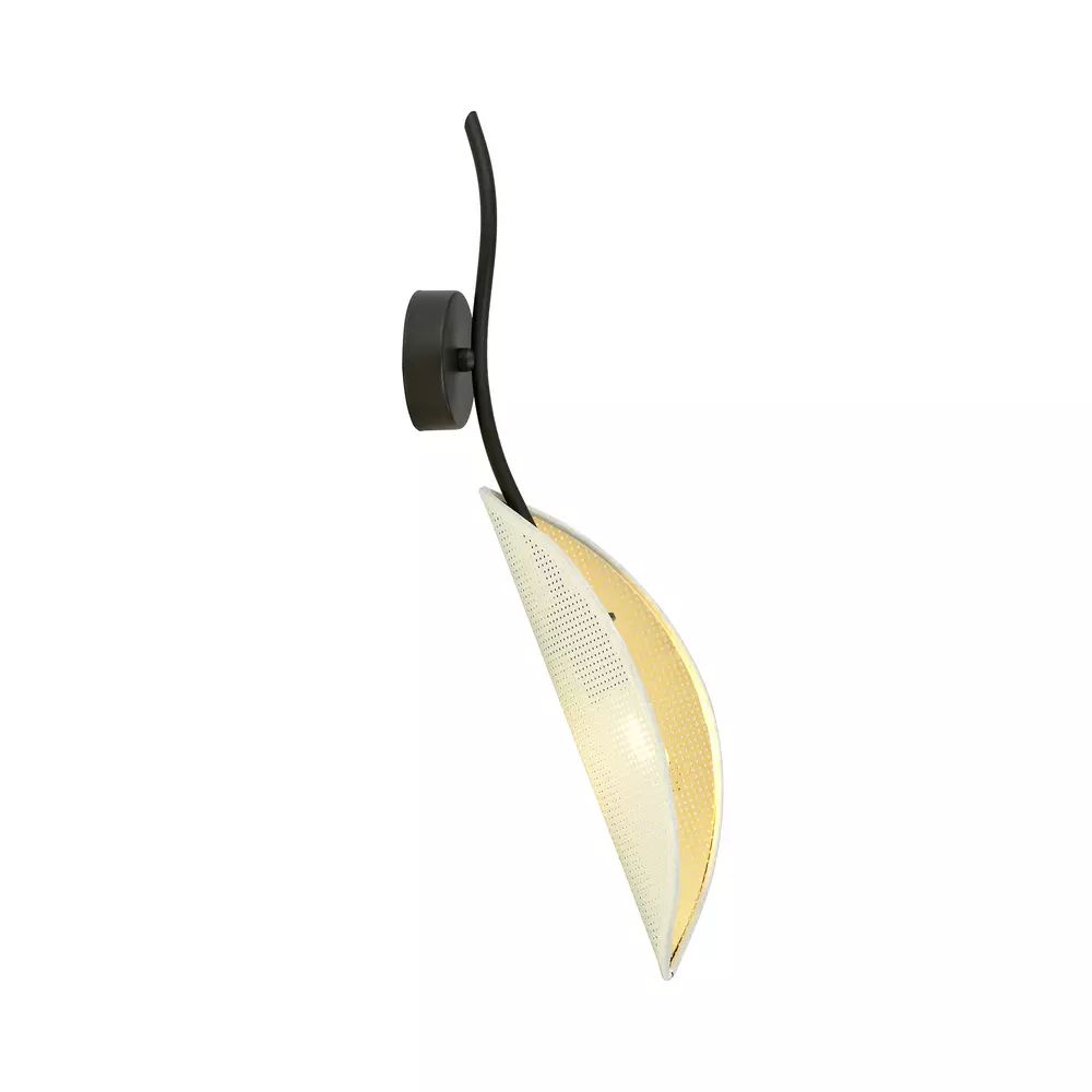 Aplica Emibig Lotus K1 alb/auriu