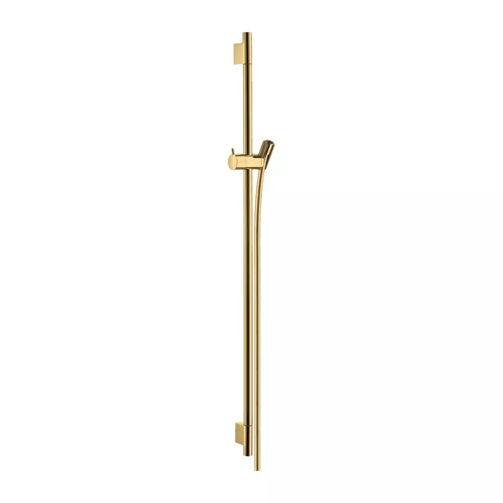 Bara cu furtun de dus Hansgrohe Unica S Puro 90 cm auriu lucios