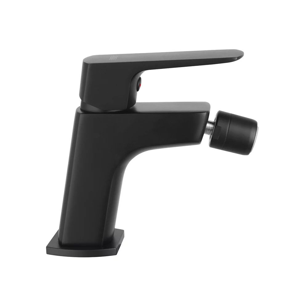 Baterie bideu Ferro Vitto Verdeline negru mat monocomanda