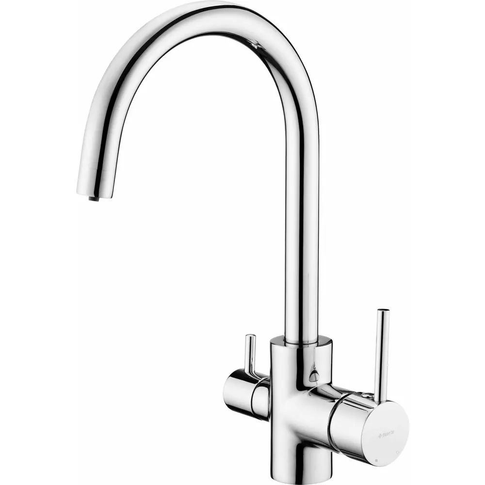 Baterie bucatarie Deante H344 mm crom 3 cai