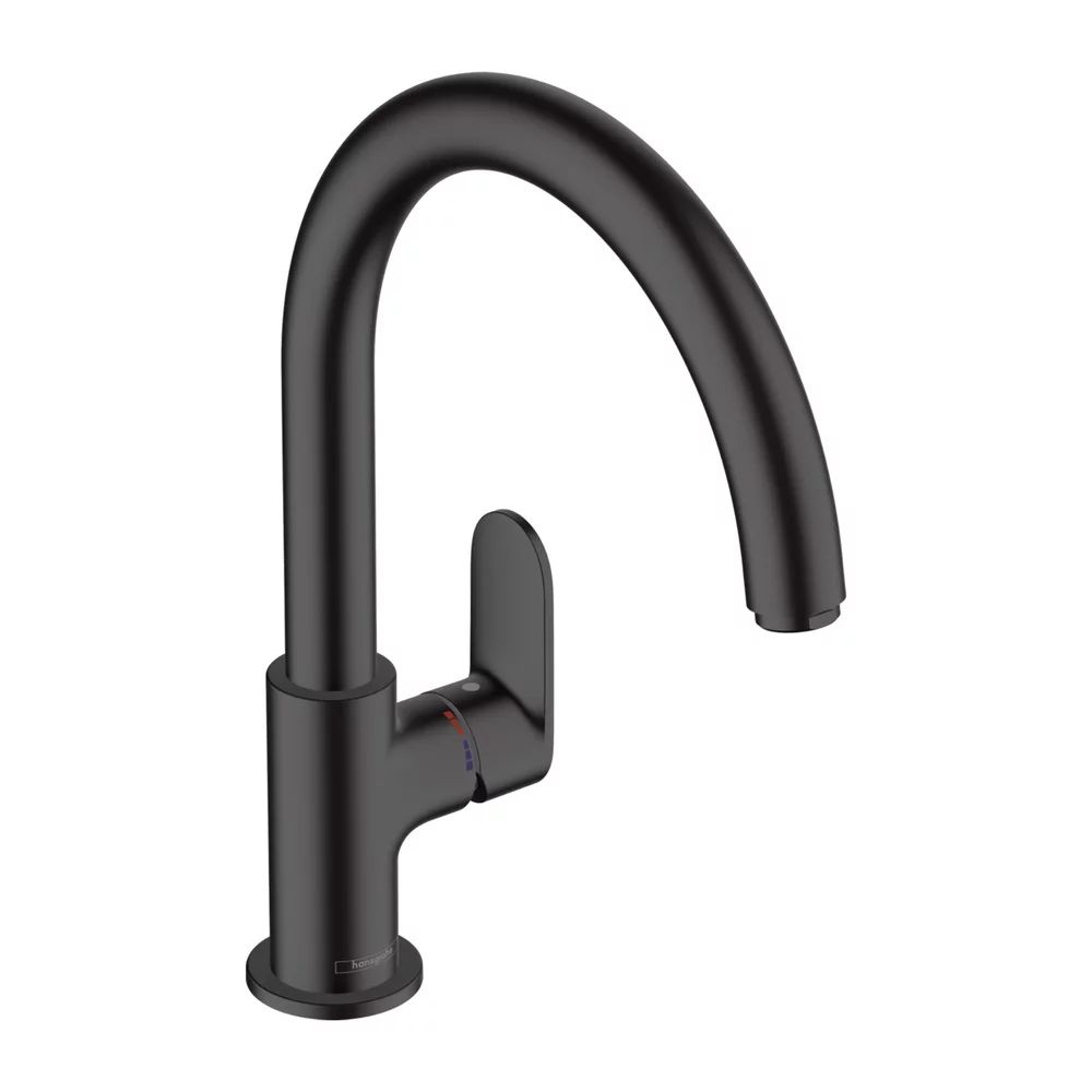 Baterie bucatarie Hansgrohe Vernis Blend 210 M35 negru mat