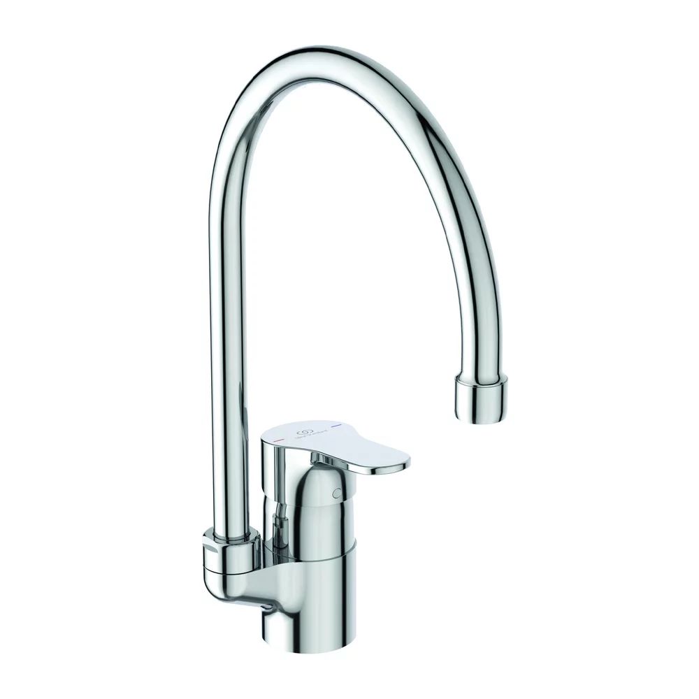 Baterie bucatarie Ideal Standard Cerabase crom lucios cu pipa inalta